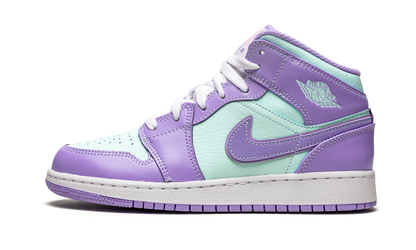 Air Jordan 1 Mid GS "Purple Pulse / Arctic Punch" 554725 500