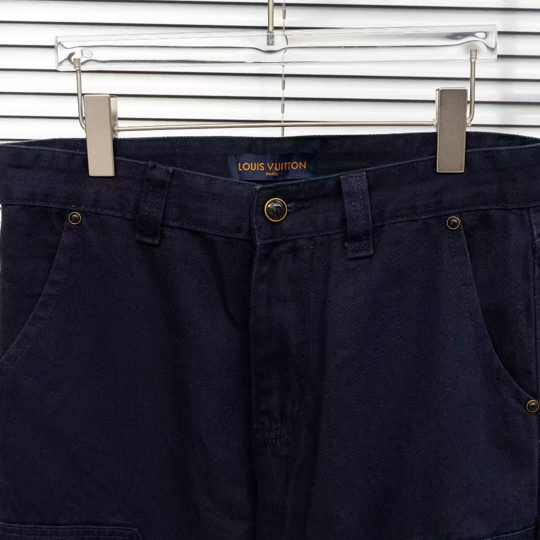 Louis Vuitton Logo-Embroidered Jeans