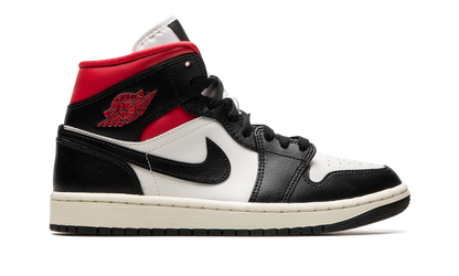 AIR JORDAN 1 MID WMNS "Black / Gym Red / Sail" BQ6472 061