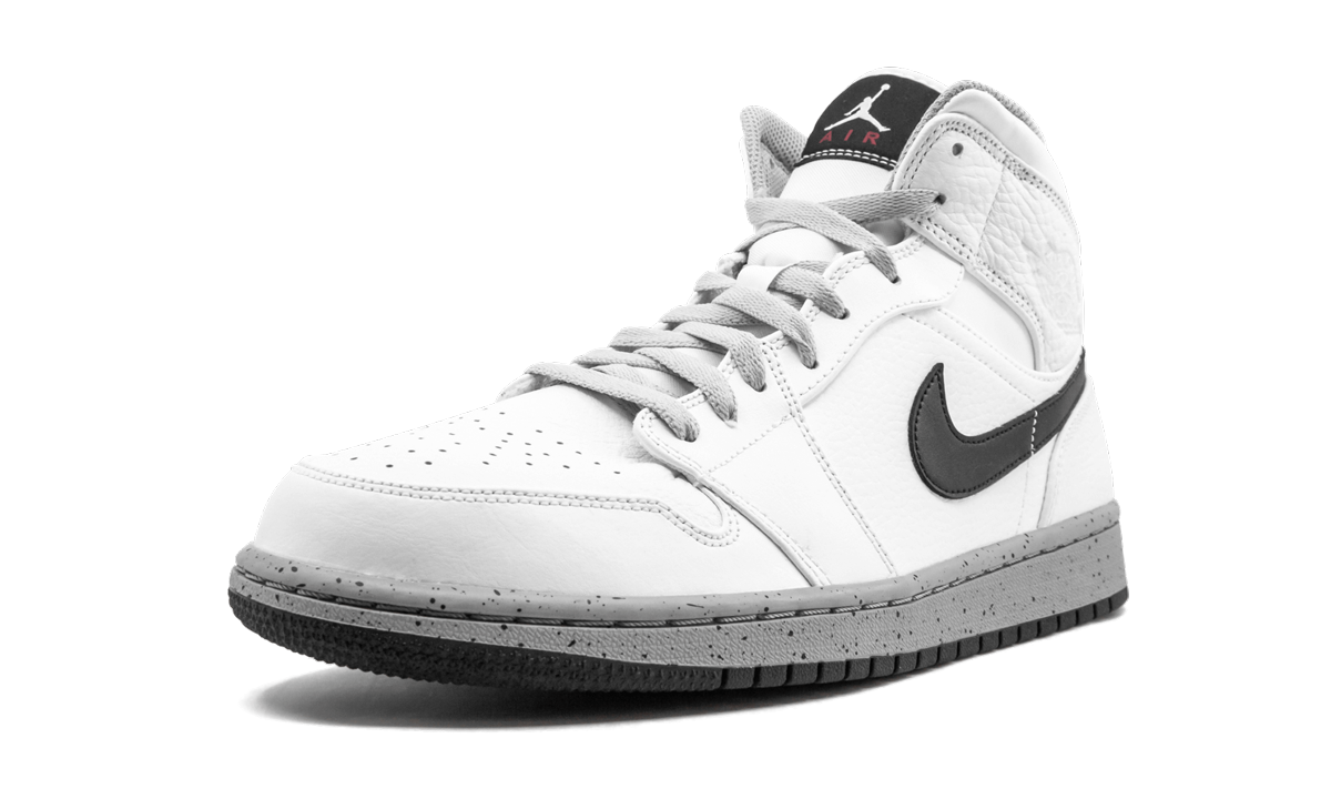 Air Jordan 1 Mid "White/Cement" 554724 115