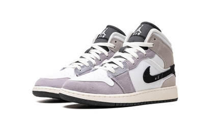 Air Jordan 1 Mid SE Craft GS "Cement Grey" FD9091 002