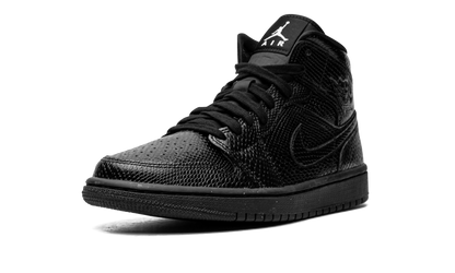 AIR JORDAN 1 MID WMNS "Black Snakeskin" BQ6472 010