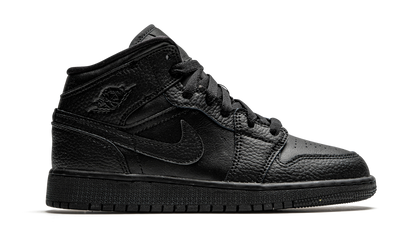 Air Jordan 1 Mid GS "Triple Black" 554725 091