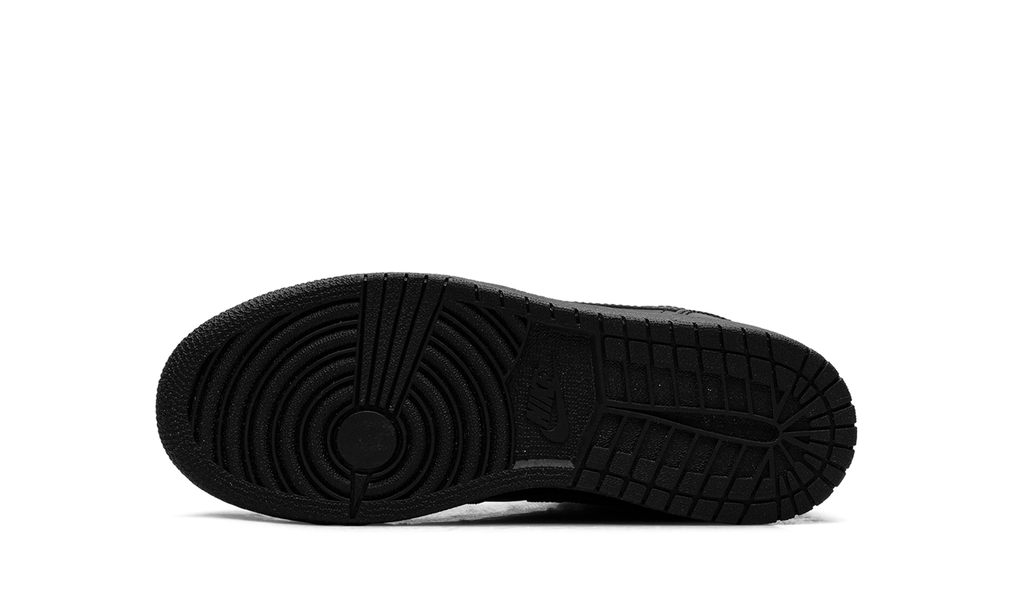 Air Jordan 1 Mid GS "Triple Black" 554725 010