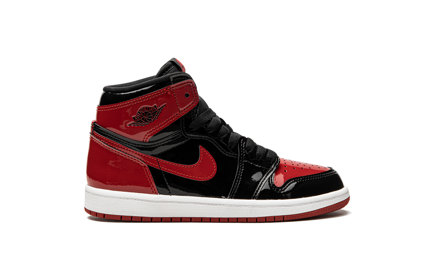 Air Jordan 1 Retro High OG PS "Bred Patent" AQ2664 063
