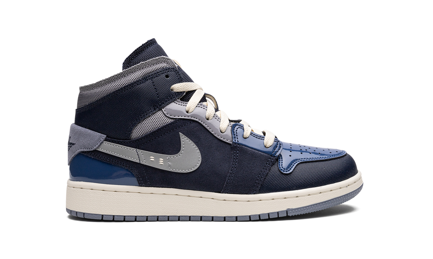 AIR JORDAN 1 MID SE CRAFT GS "Inside Out - Obsidian" DX2193 400