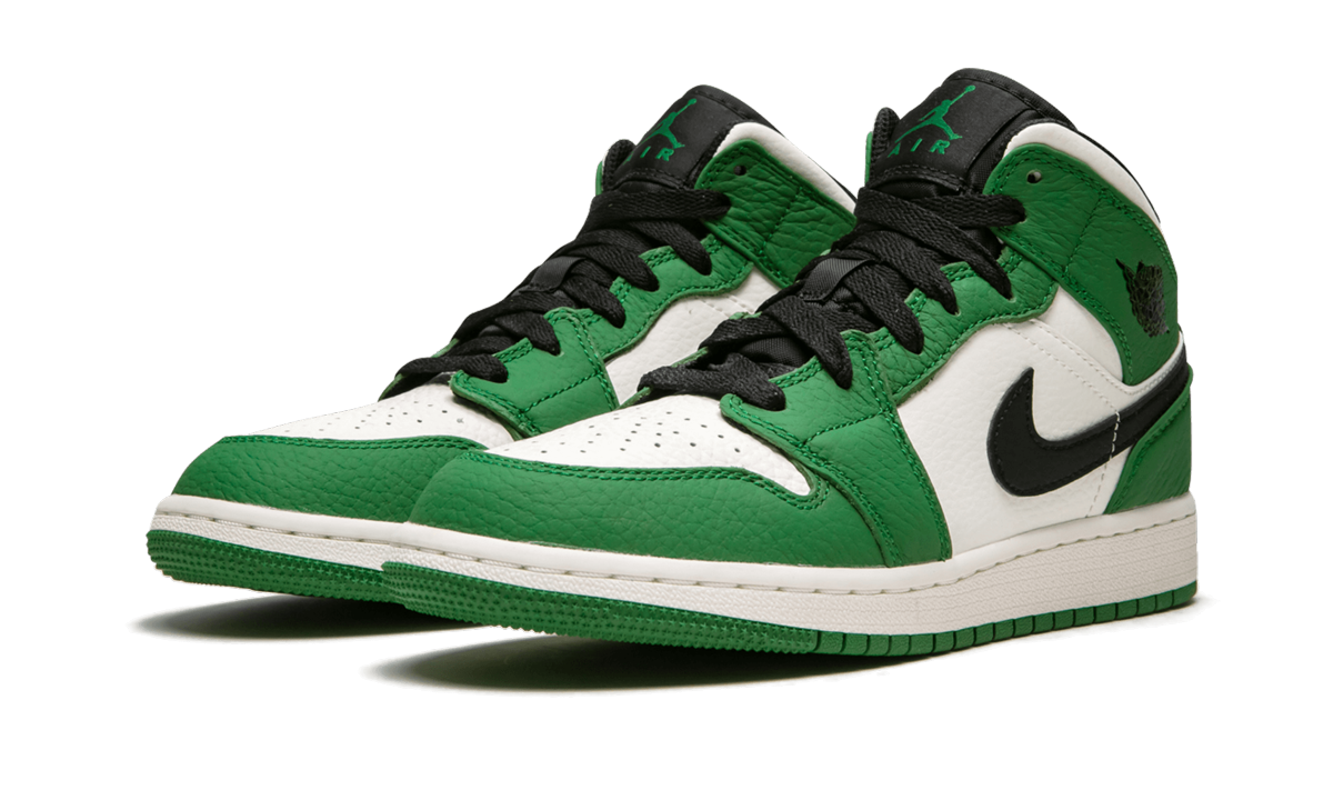 Air Jordan 1 Mid SE GS "Pine Green" BQ6931 301