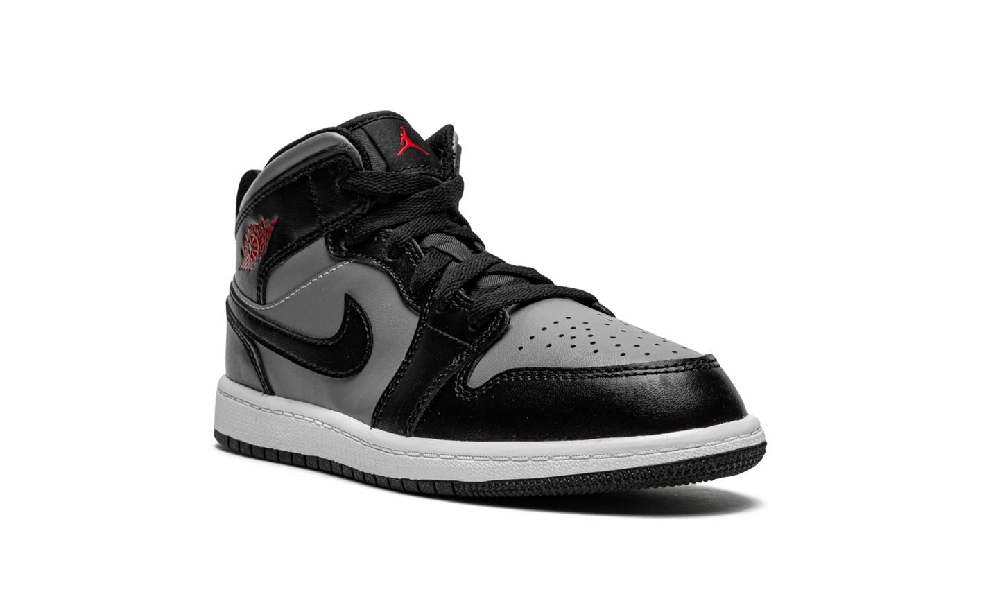 Air Jordan 1 Mid PS "Black / Shadow Grey" 640734 096