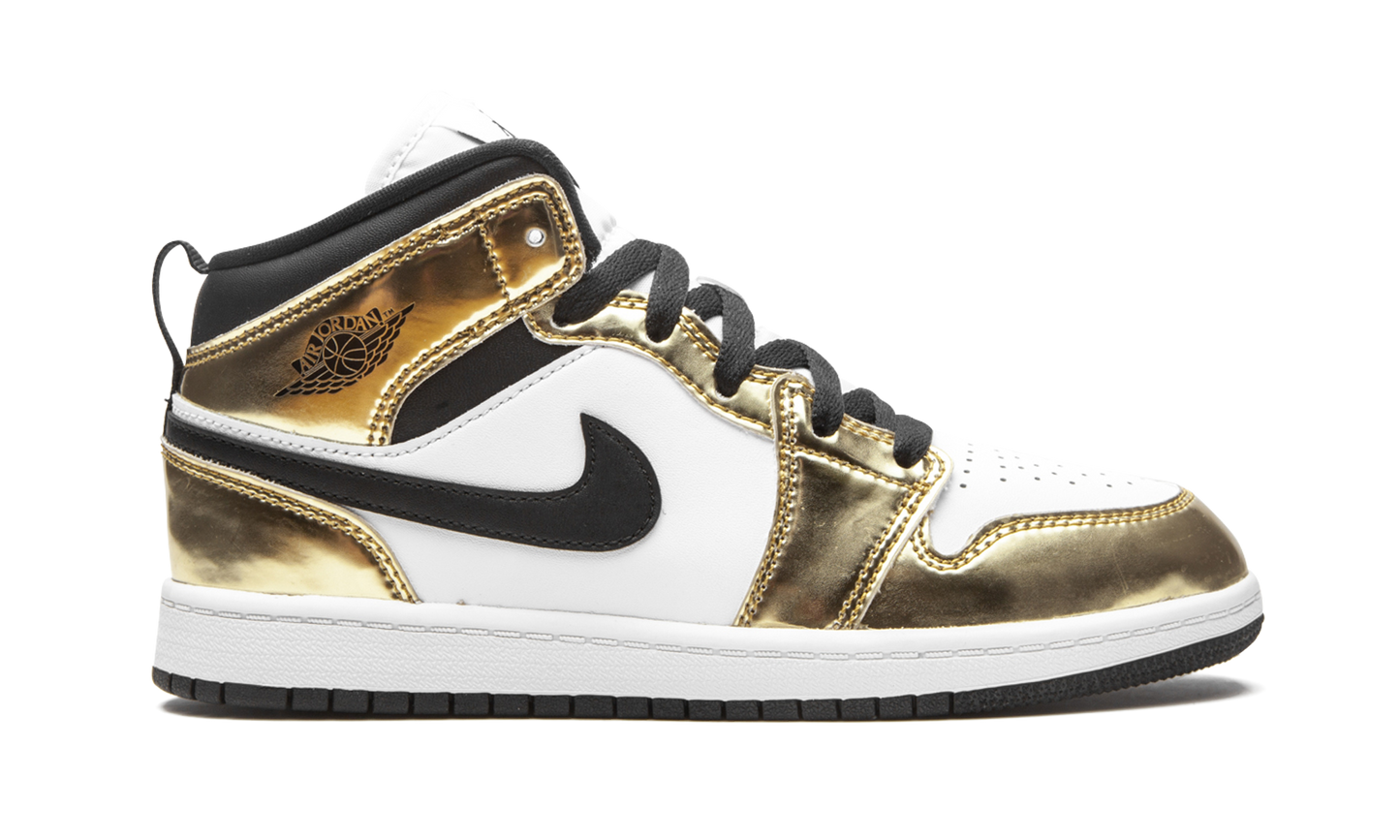 AIR JORDAN 1 MID SE PS "Metallic Gold" DC1422 700