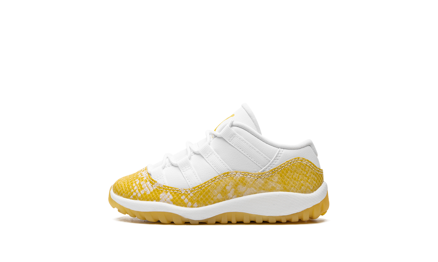 Air Jordan 11 Low TD "Yellow Snakeskin" 645107 107
