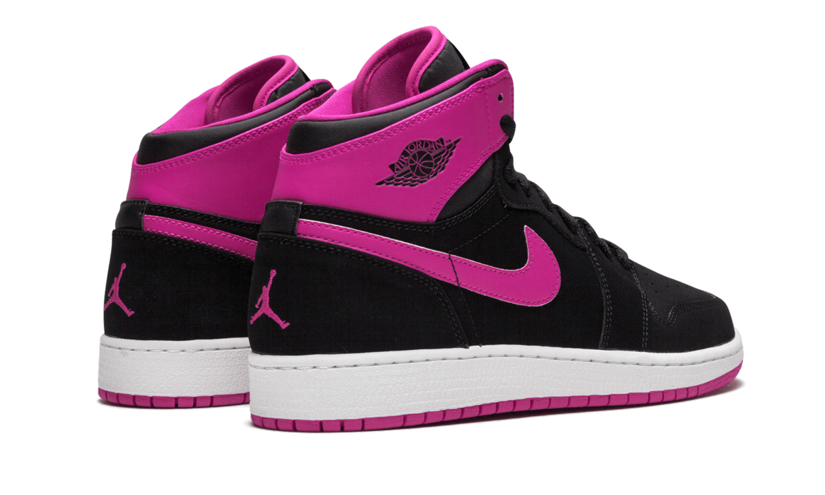 Air Jordan 1 Retro High OG GS "Black / Vivid Pink" 332148 008