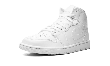 Air Jordan 1 Mid "Triple White" 554724 136