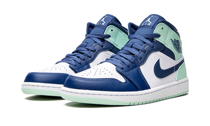 Air Jordan 1 Mid "Blue Mint" 554724 413