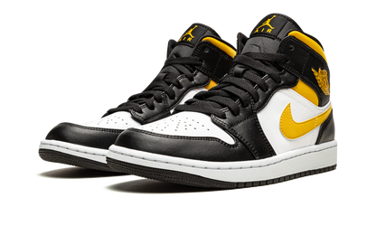 Air Jordan 1 Mid "White / Pollen / Black" 554724 177