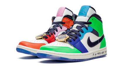Air Jordan 1 Mid WMNS "Melody Ehsani - Fearless" CQ7629 100