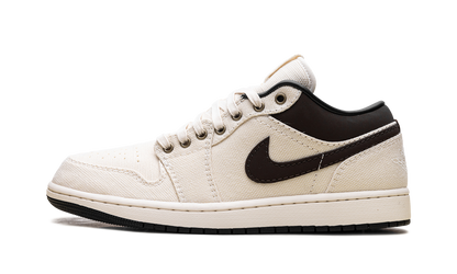Air Jordan 1 Low Premium "Pale Ivory Baroque Brown" IB8058 110