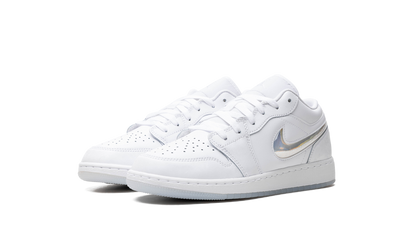 Air Jordan 1 Low GS "Glitter Swoosh" FQ9112 100