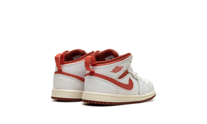 Air Jordan 1 Mid SE TD "White Dune Red" FJ3466 160