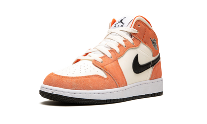 Air Jordan 1 Mid SE GS "Orange Suede" DV1336 800