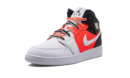 Air Jordan 1 Mid SE GS "White Infrared" FB4417 016