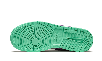 Air Jordan 1 Low GS "Black / Violet Shock / Green Glow" 553560 151