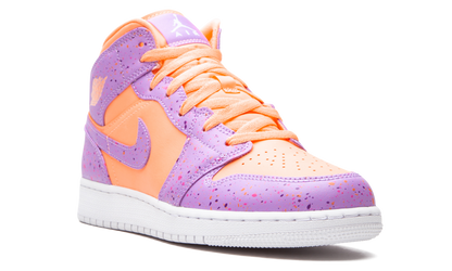 Air Jordan 1 Mid SE GS "Orange Pulse / Atomic Violet" AV5174 800