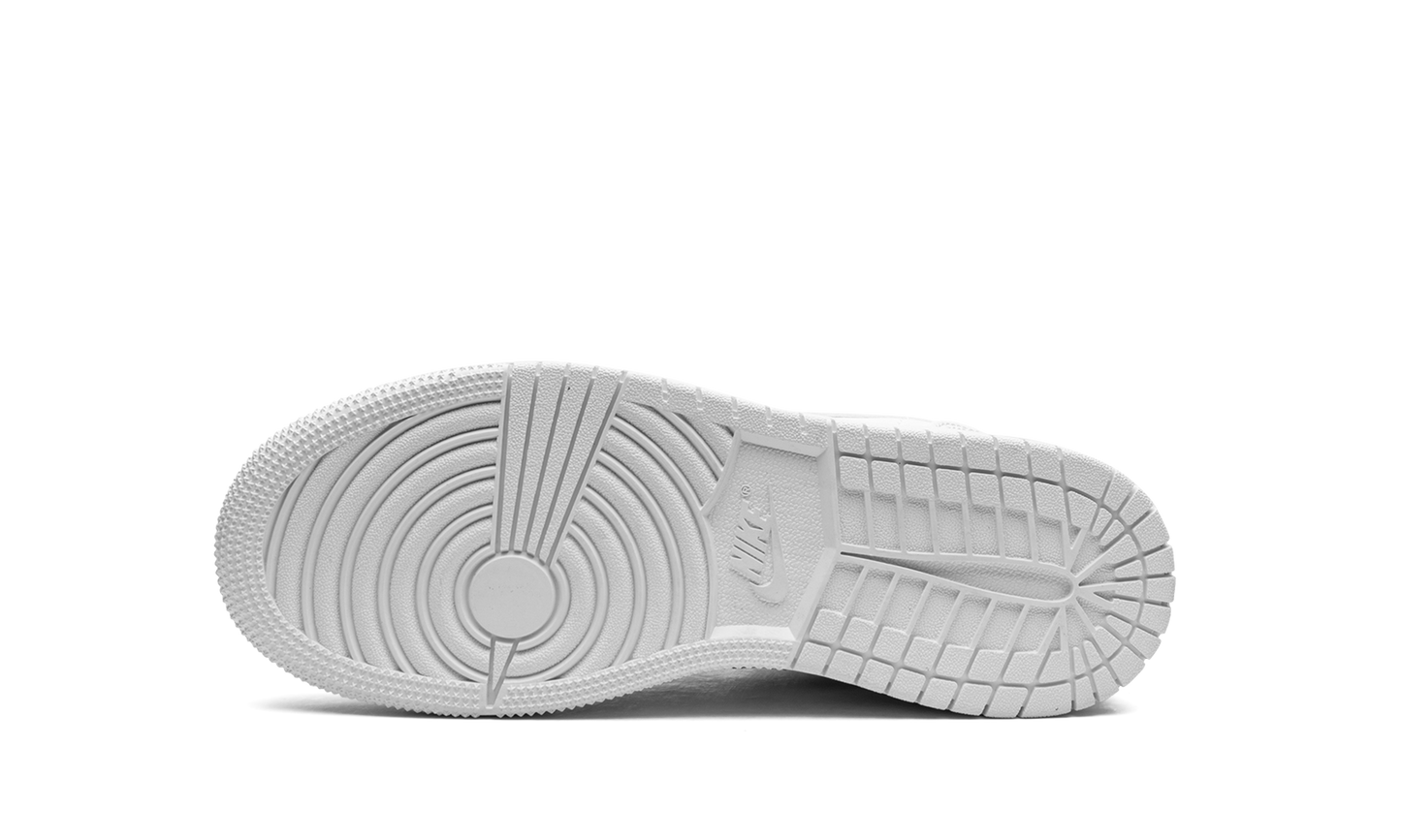 Air Jordan 1 Mid GS "Triple White 2023" 554725 136