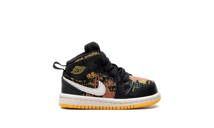 Air Jordan 1 Mid TD "Black / Laser Orange" 644507 003