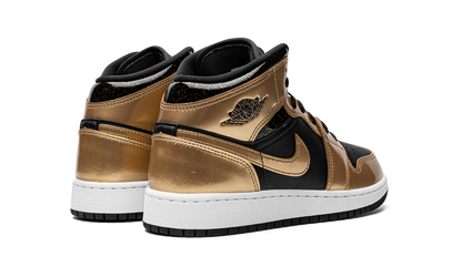 Air Jordan 1 Mid SE GS "Metallic Gold Black" DR6967 071