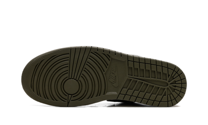Air Jordan 1 Low "Black Toe Medium Olive" 553558 092