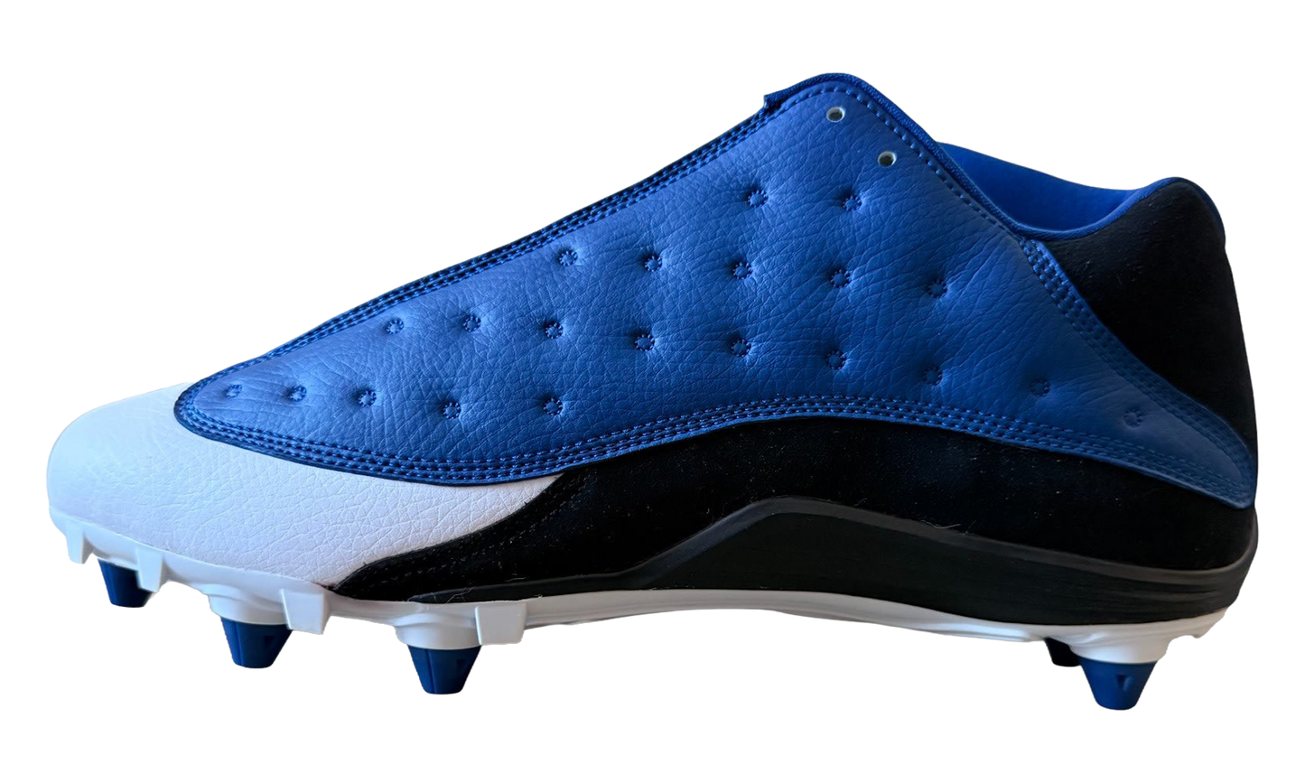 Jordan 13 Low Detachable Cleats "Blue / Black-White" FA17 MNJDSP 727 M2