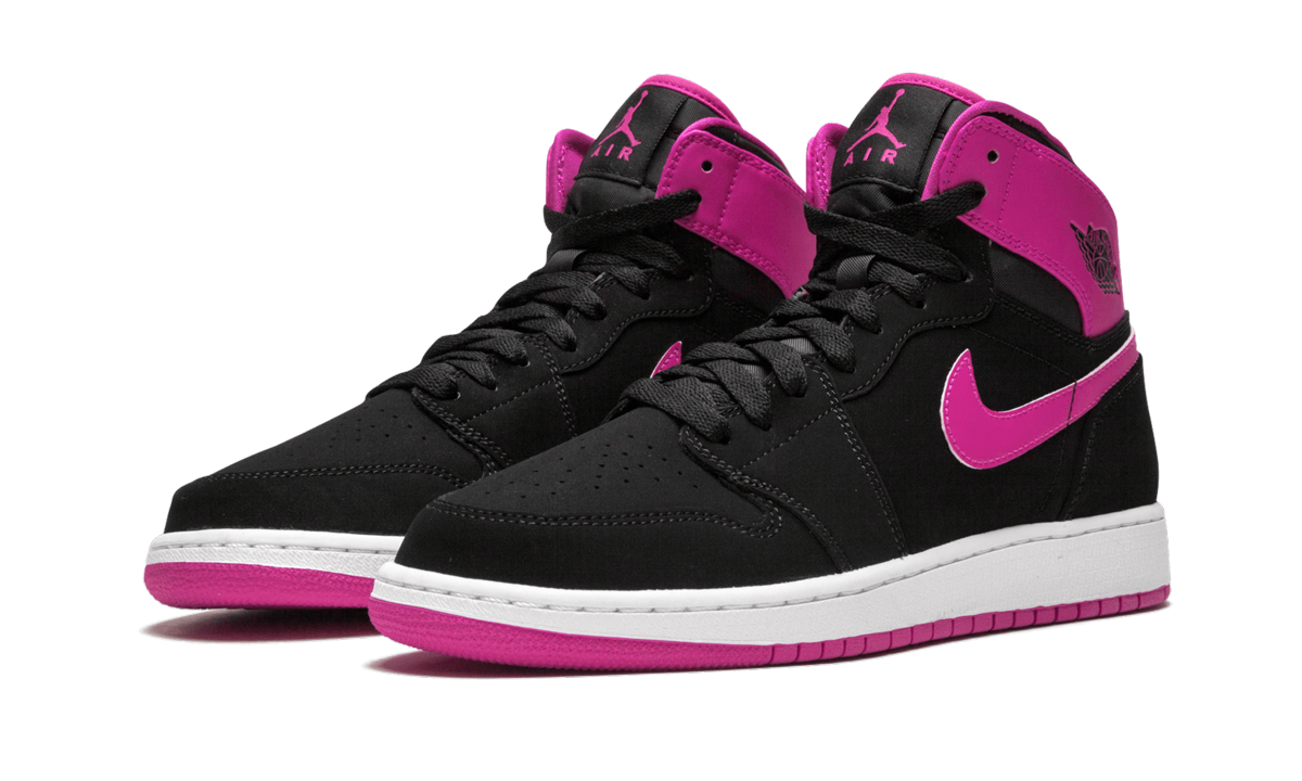 Air Jordan 1 Retro High OG GS "Black / Vivid Pink" 332148 008