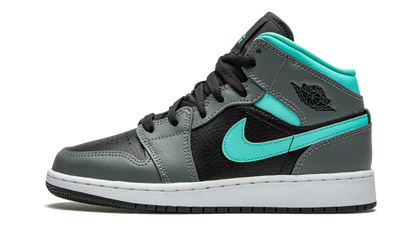 Air Jordan 1 Mid GS "Grey / Aqua"