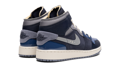 AIR JORDAN 1 MID SE CRAFT GS "Inside Out - Obsidian" DX2193 400