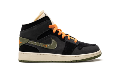 Air Jordan 1 Mid SE GS "Craft Anthracite Light Olive" FD5847 003