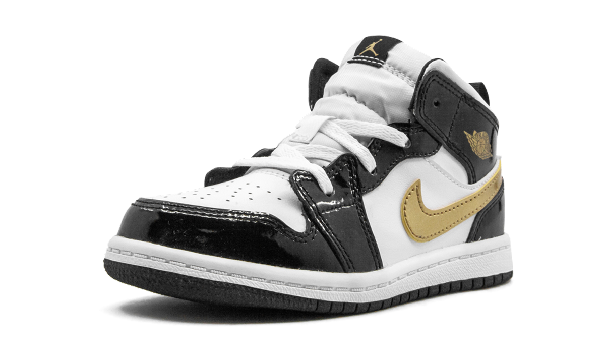 Air Jordan 1 Mid SE TD "Black Gold" BQ6933 007