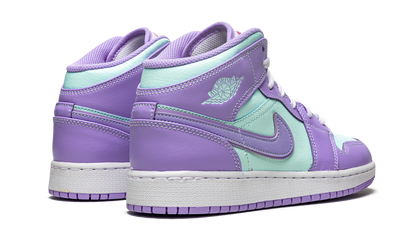 Air Jordan 1 Mid GS "Purple Pulse / Arctic Punch" 554725 500