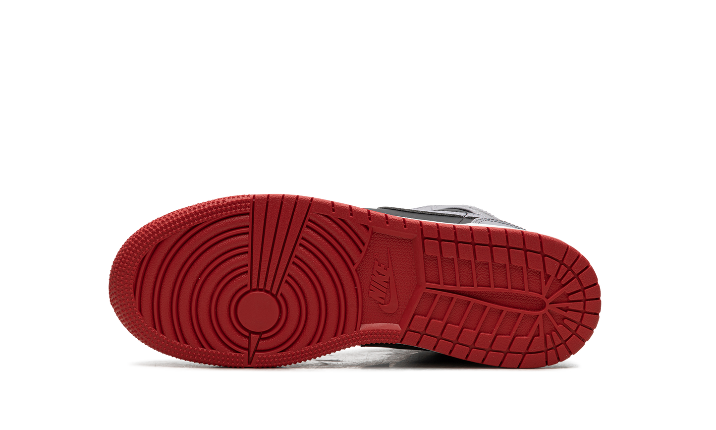 AIR JORDAN 1 MID GS "Black Grey Red" DQ8423 006