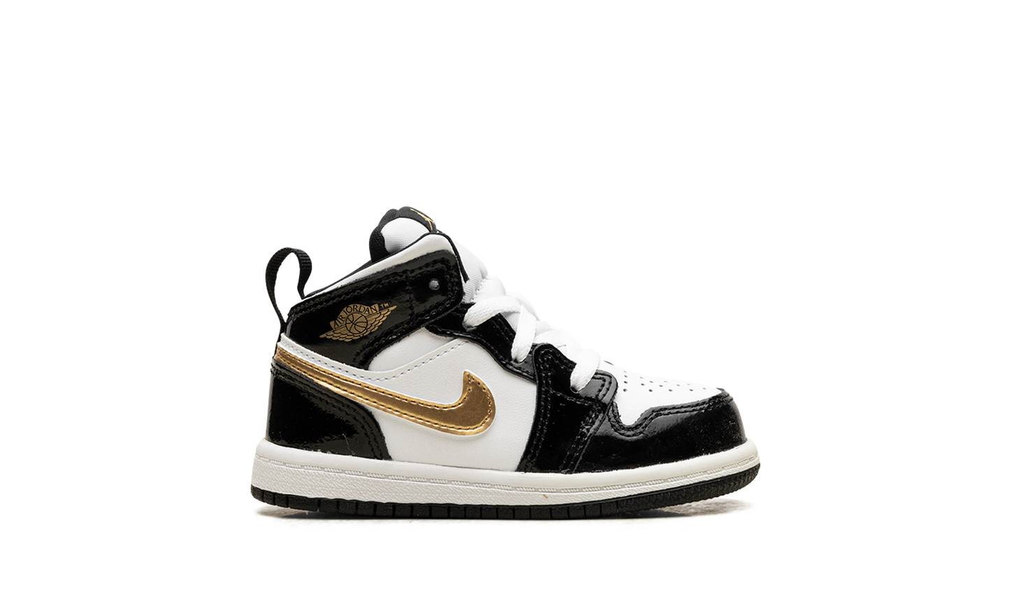 Air Jordan 1 Mid SE TD "Black Gold" BQ6933 007