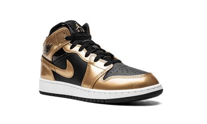 Air Jordan 1 Mid SE GS "Metallic Gold Black" DR6967 071