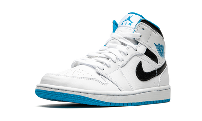 Air Jordan 1 Mid "White / Laser Blue" 554724 141