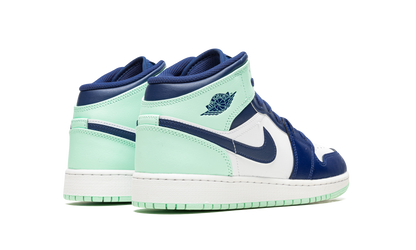 Air Jordan 1 Mid GS "Blue Mint" 554725 413