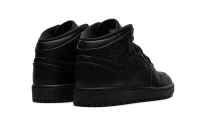 Air Jordan 1 Mid GS "Triple Black" 554725 010