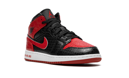 Air Jordan 1 Mid GS "Bred Text" DM9650 001