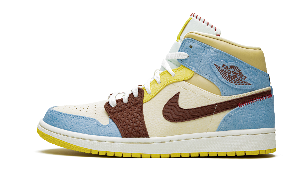 Air Jordan 1 Mid SE "Maison Chateau Rouge Fearless" CU2803 200