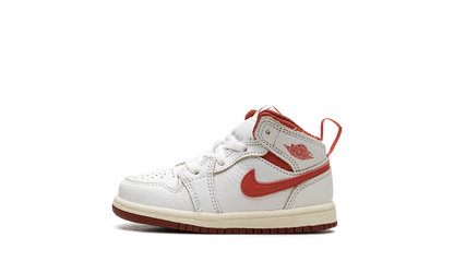 Air Jordan 1 Mid SE TD "White Dune Red" FJ3466 160