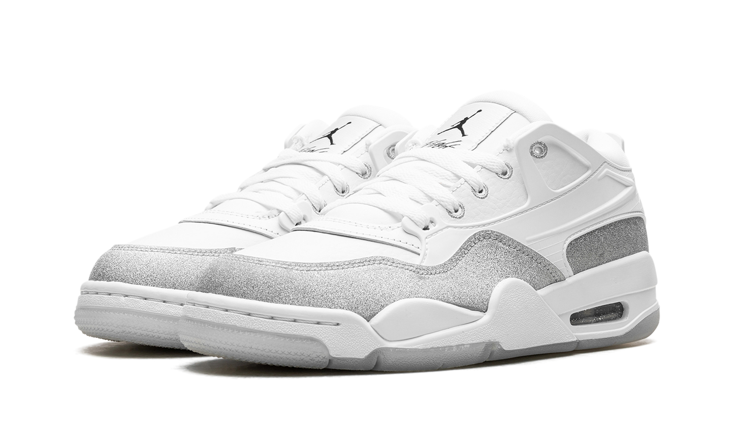 Air Jordan 4 RM WMNS "White Metallic Silver" HQ3441 111