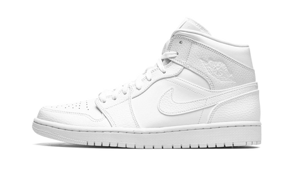 Air Jordan 1 Mid "Triple White" 554724 130