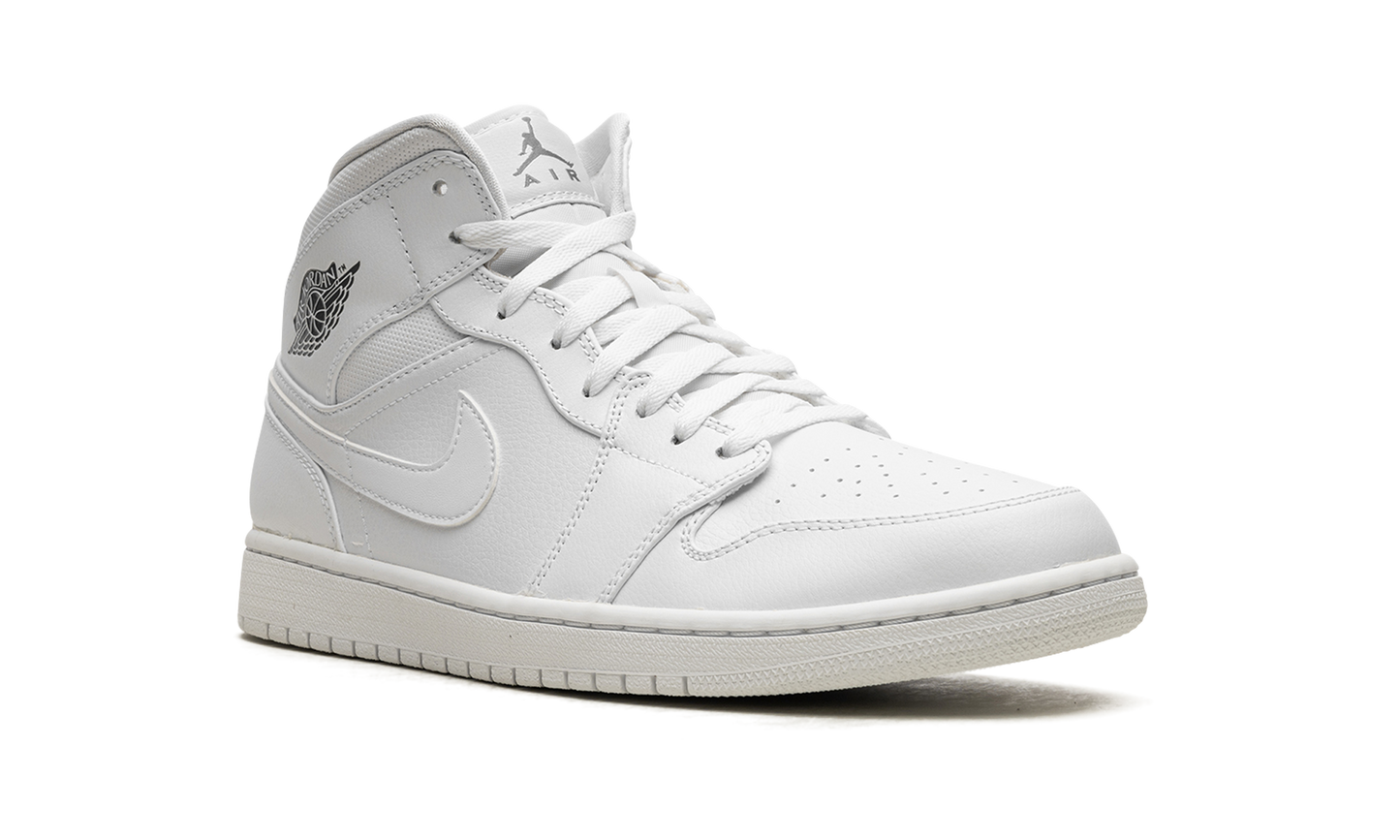 Air Jordan 1 Mid "White / Cool Grey" 554724 102