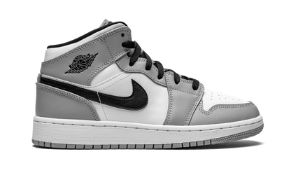 Air Jordan 1 Mid GS "Light Smoke Grey" 554725 092